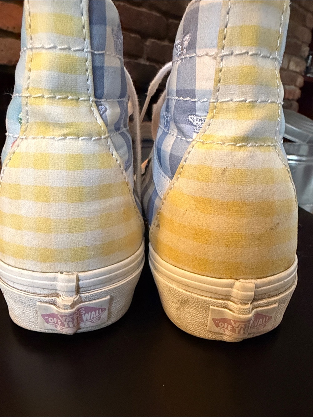 VANS High-Top Checkered Pastel Sneakers - Multicolor - Picture 2 of 6
